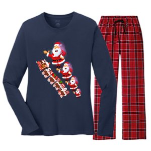 Merry Christmas Generation Women's Long Sleeve Flannel Pajama Set 