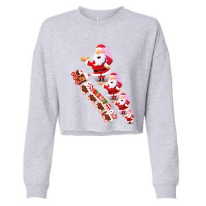 Merry Christmas Generation Cropped Pullover Crew