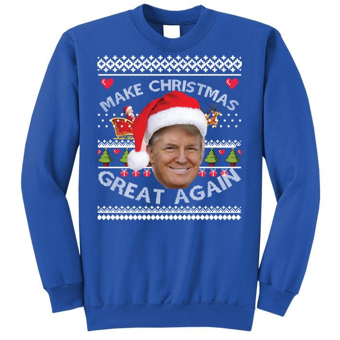 Make Christmas Great Again Trump Ugly Christmas Xmas Gift Sweatshirt