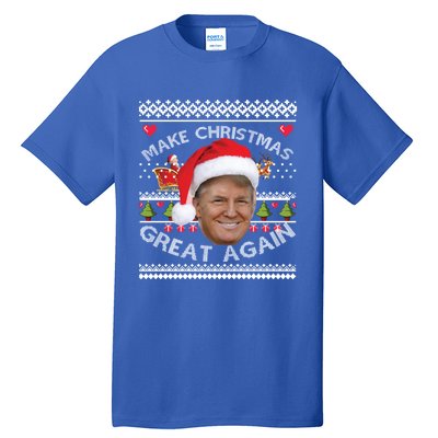 Make Christmas Great Again Trump Ugly Christmas Xmas Gift Tall T-Shirt