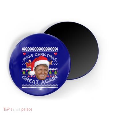 Make Christmas Great Again Trump Ugly Christmas Xmas Gift Magnet