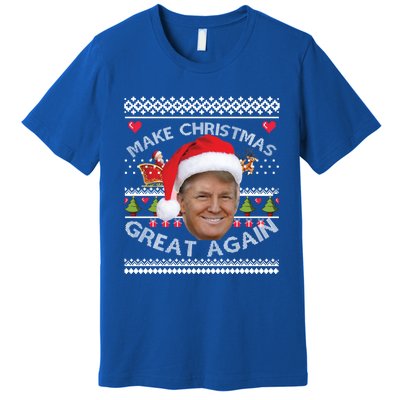 Make Christmas Great Again Trump Ugly Christmas Xmas Gift Premium T-Shirt