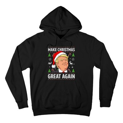 Make Christmas Great Again Trump Ugly Christmas Hoodie