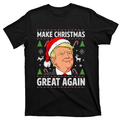 Make Christmas Great Again Trump Ugly Christmas T-Shirt