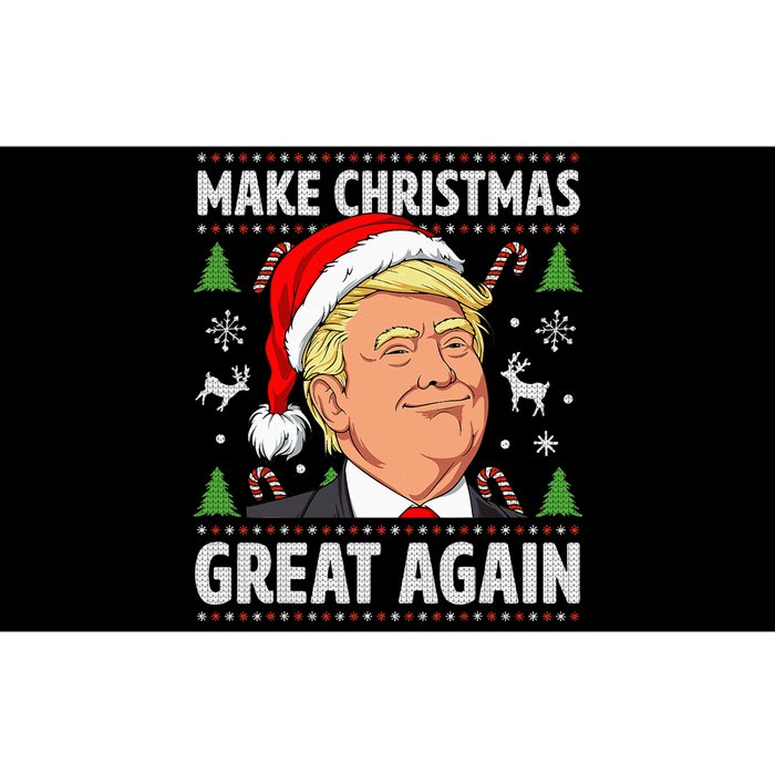 Make Christmas Great Again Trump Ugly Christmas Bumper Sticker