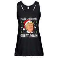 Make Christmas Great Again Trump Ugly Christmas Ladies Essential Flowy Tank