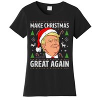 Make Christmas Great Again Trump Ugly Christmas Women's T-Shirt