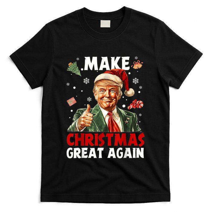 Make Christmas Great Again Funny Christmas Pajamas T-Shirt