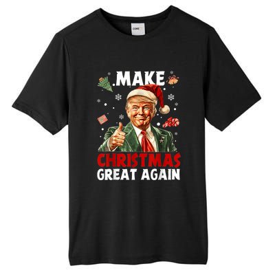 Make Christmas Great Again Funny Christmas Pajamas Tall Fusion ChromaSoft Performance T-Shirt