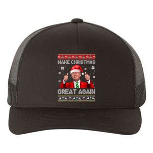 Make Christmas Great Again Ugly Xmas Funny Trump Yupoong Adult 5-Panel Trucker Hat