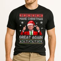 Make Christmas Great Again Ugly Xmas Funny Trump Cooling Performance Crew T-Shirt