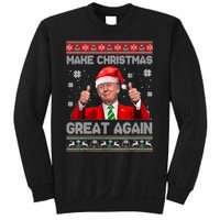 Make Christmas Great Again Ugly Xmas Funny Trump Sweatshirt