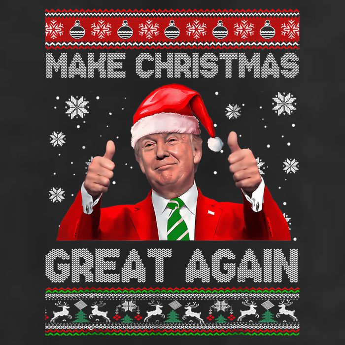 Make Christmas Great Again Ugly Xmas Funny Trump 11oz C Handle Ceramic Mug
