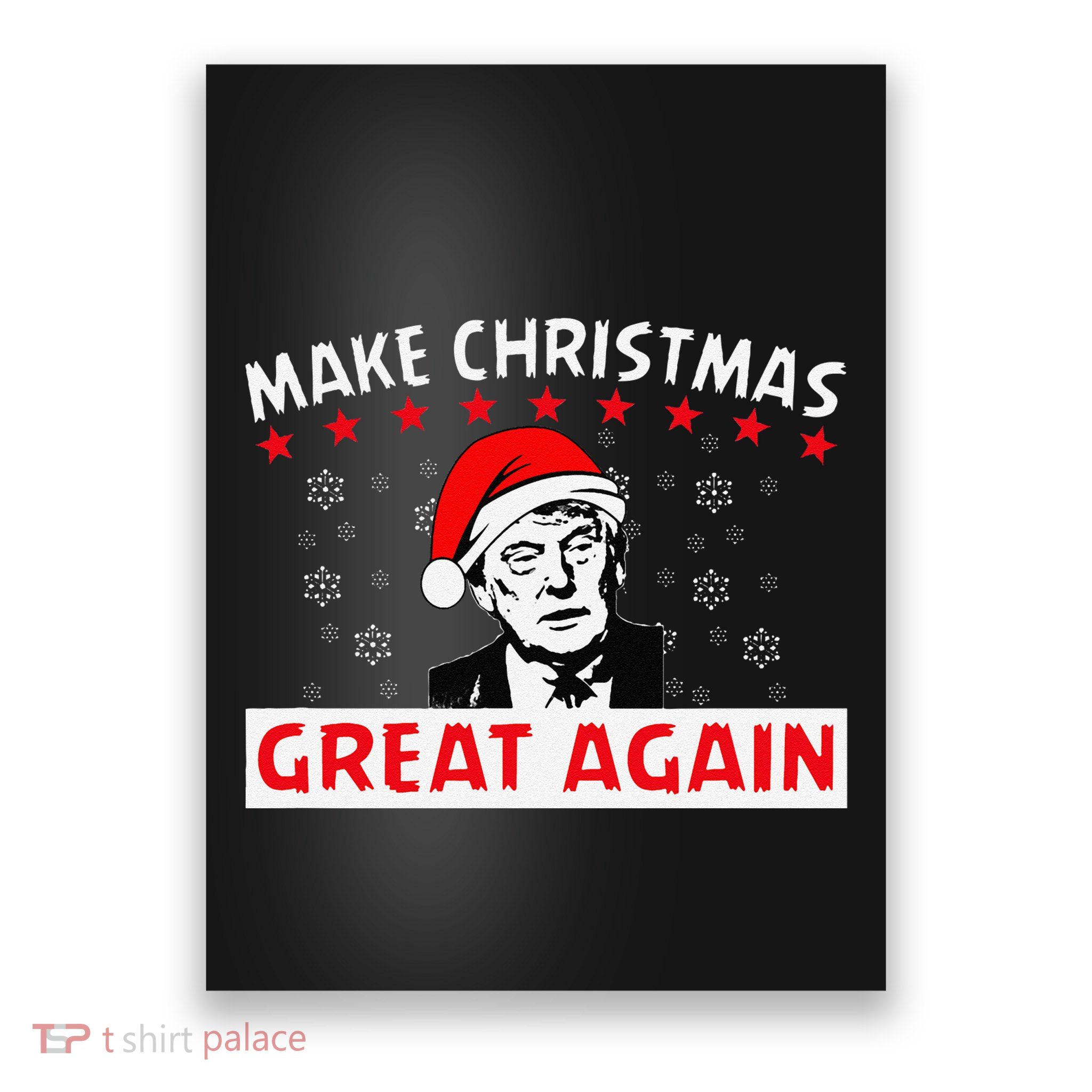 Make Christmas Great Again Ugly Christmas Sweater Poster