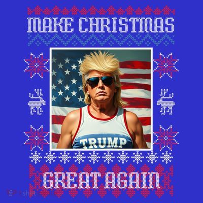 Make Christmas Great Again Trump Christmas Gift T-Shirt