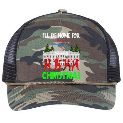 Make Christmas Great Again Trump Santa Hat Sunglasses Retro Rope Trucker Hat Cap