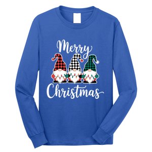 Merry Christmas Gnomes Winter Vibes Christmas Gift Long Sleeve Shirt