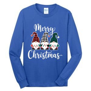 Merry Christmas Gnomes Winter Vibes Christmas Gift Tall Long Sleeve T-Shirt