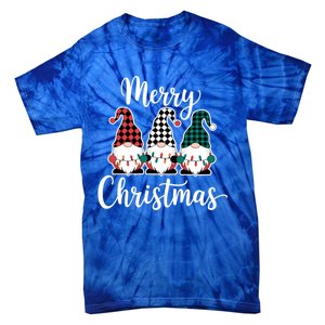 Merry Christmas Gnomes Winter Vibes Christmas Gift Tie-Dye T-Shirt