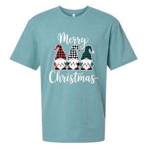 Merry Christmas Gnomes Winter Vibes Christmas Gift Sueded Cloud Jersey T-Shirt