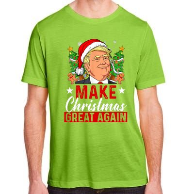 Make Christmas Great Again Trump Ugly Christmas Sweate Adult ChromaSoft Performance T-Shirt