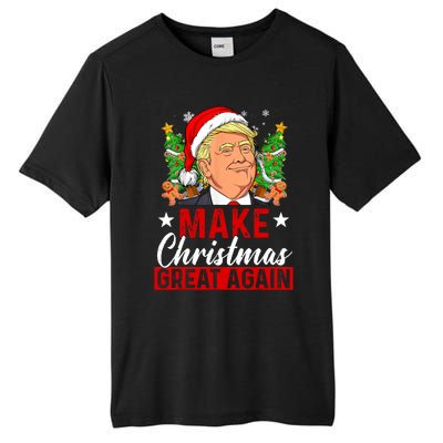 Make Christmas Great Again Trump Ugly Christmas Sweate Tall Fusion ChromaSoft Performance T-Shirt