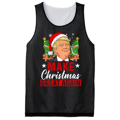 Make Christmas Great Again Trump Ugly Christmas Sweate Mesh Reversible Basketball Jersey Tank