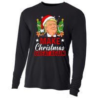 Make Christmas Great Again Trump Ugly Christmas Sweate Cooling Performance Long Sleeve Crew