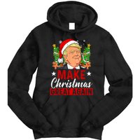 Make Christmas Great Again Trump Ugly Christmas Sweate Tie Dye Hoodie