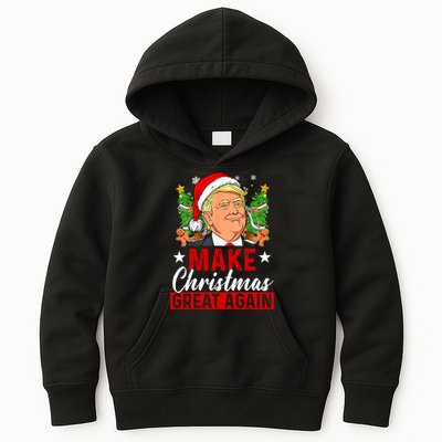 Make Christmas Great Again Trump Ugly Christmas Sweate Kids Hoodie