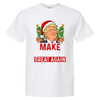 Make Christmas Great Again Trump Ugly Christmas Sweate Garment-Dyed Heavyweight T-Shirt