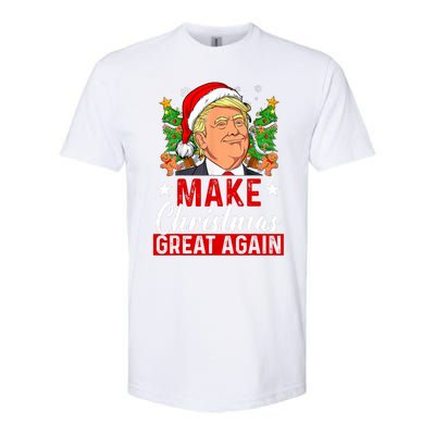 Make Christmas Great Again Trump Ugly Christmas Sweate Softstyle CVC T-Shirt