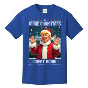 Make Christmas Great Again Trump Christmas Ugly Cool Gift Kids T-Shirt