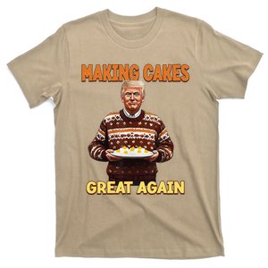 Making Cakes Great Again Funny Trump Take America Back 2024 T-Shirt