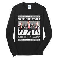 Make Christmas Great Again Trump Dancing Sweatshirt Tall Long Sleeve T-Shirt