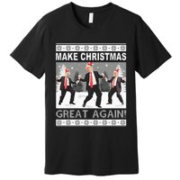 Make Christmas Great Again Trump Dancing Sweatshirt Premium T-Shirt