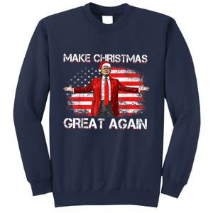 Make Christmas Great Again Santa Funny Trump Xmas Pajamas Sweatshirt