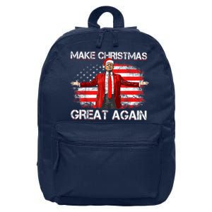 Make Christmas Great Again Santa Funny Trump Xmas Pajamas 16 in Basic Backpack