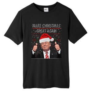 Make Christmas Great Again Trump Pajamas Ugly Tall Fusion ChromaSoft Performance T-Shirt