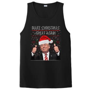 Make Christmas Great Again Trump Pajamas Ugly PosiCharge Competitor Tank