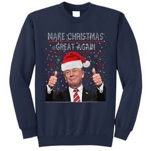 Make Christmas Great Again Trump Pajamas Ugly Sweatshirt