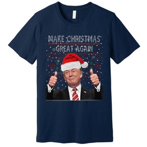 Make Christmas Great Again Trump Pajamas Ugly Premium T-Shirt