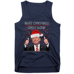 Make Christmas Great Again Trump Pajamas Ugly Tank Top