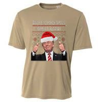 Make Christmas Great Again Trump Pajamas Ugly Cooling Performance Crew T-Shirt