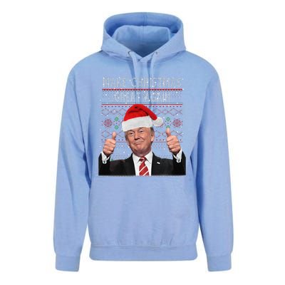 Make Christmas Great Again Trump Pajamas Ugly Unisex Surf Hoodie