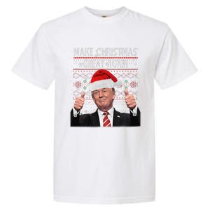 Make Christmas Great Again Trump Pajamas Ugly Garment-Dyed Heavyweight T-Shirt