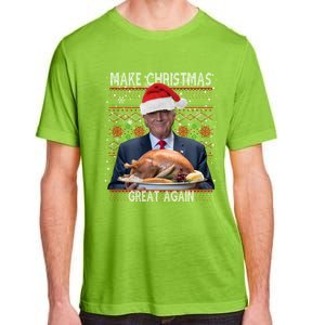 Make Christmas Great Again Trump Pajamas Ugly Gift Adult ChromaSoft Performance T-Shirt