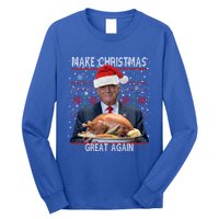 Make Christmas Great Again Trump Pajamas Ugly Gift Long Sleeve Shirt