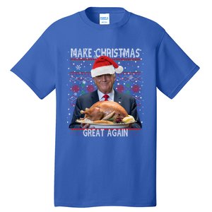 Make Christmas Great Again Trump Pajamas Ugly Gift Tall T-Shirt