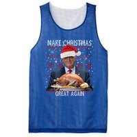 Make Christmas Great Again Trump Pajamas Ugly Gift Mesh Reversible Basketball Jersey Tank